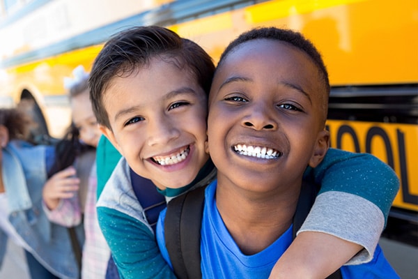 Kids smiling Valley Orthodontics in Decatur and Hartselle, AL